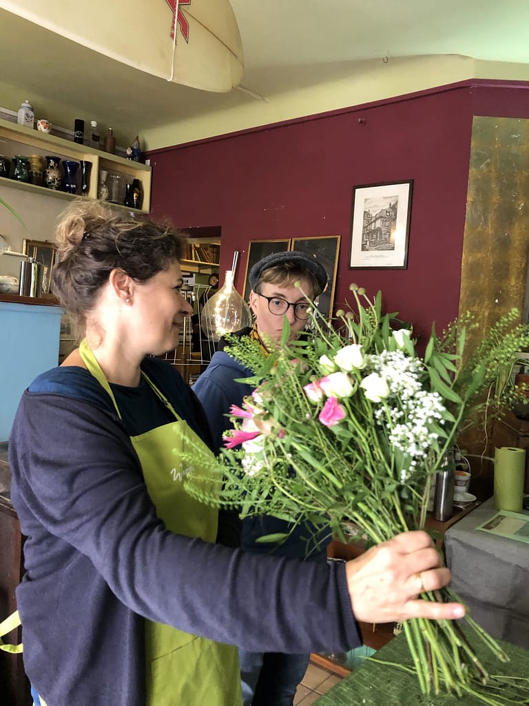 Wiesengruen Leipzig - Blumenstraeusse binden - 02